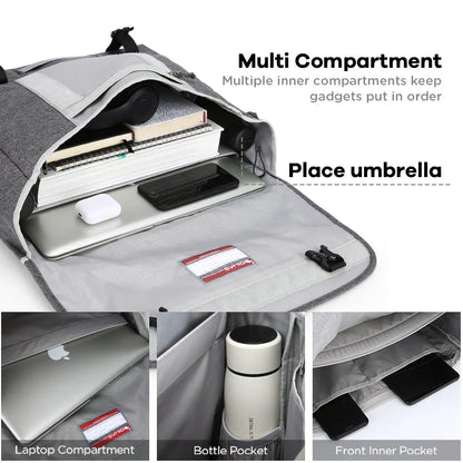 15 Inch Laptop Men Messenger Bag Fashion Travel Sling Shoulder Bag Men's Canvas Briefcase Male Crossbody Pack For Teenages
