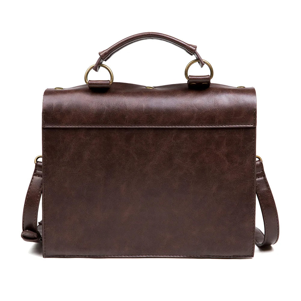Steampunk Single Shoulder Bags Vintage Women Handbags Gothic Messenger Crossbody Bag Ladies Rivet Top-Handle Bags Pack