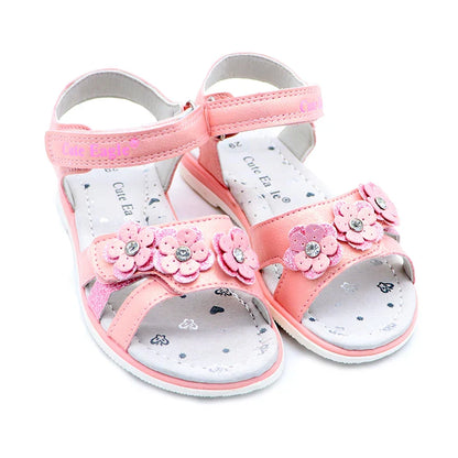 Girls Sandals Brand Sandals Child Summer Cut-outs Rubber Leather School Sport Shoes Breathable Open Toe Casual Sandals Girls New