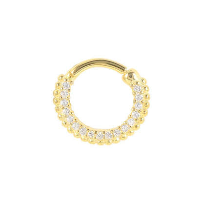 Multible Crystal Hoop Earrings for Women 2021 925 Sterling Silver Ear Nose Jewelry Earrings Heart Round joyas de plata 925