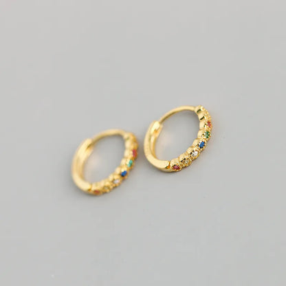 Real 100% 925 Sterling Silver Punk Hip-Hop Link Chain Gothic Studs Earrings for Fashion Women Jewelry Accessories 2022