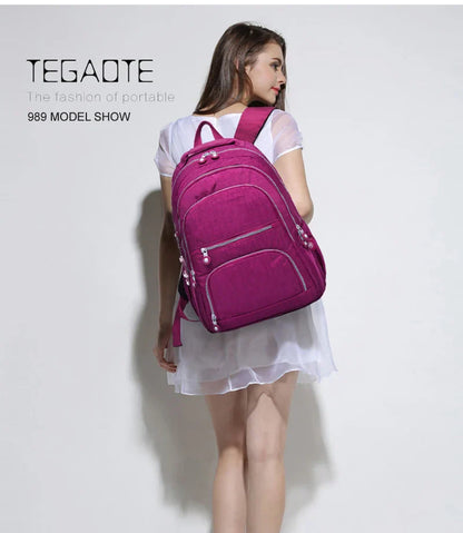 Aesthetic School Backpacks for Teenagers Girl 2024 Nylon Waterproof Travel BackPack Purse Women Laptop Bagpack Mochila