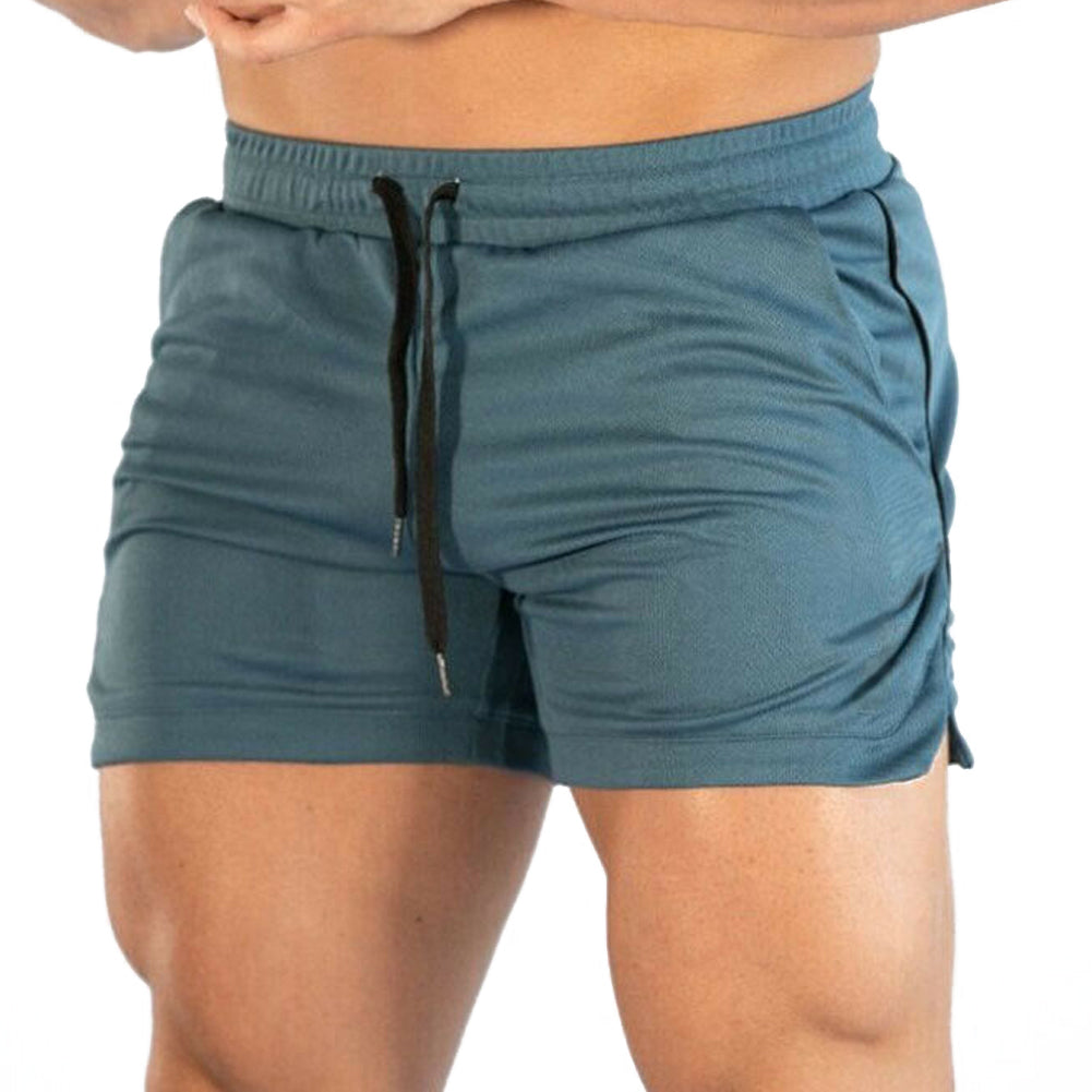 Men Gym Training Shorts Workout Sports Casual Clothing Fitness Running Shorts Male