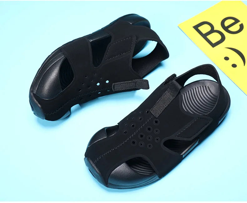 Children Functional Sandals Kids Fashion Airplane Shoes Summer New Baby Beach Shoes  Boys and Girls Cool Barefoot Sandals