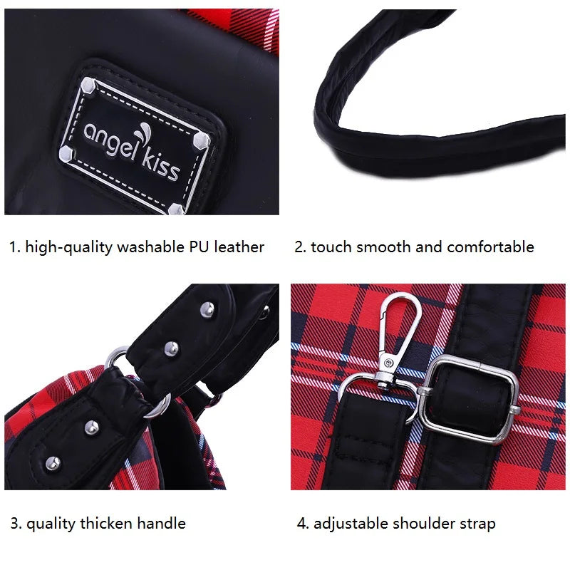 Women Handhag Designers Luxury Hand bags Fashion Women Plaid Shoulder Bags Female Top-handle Bags Large Purse Hobos