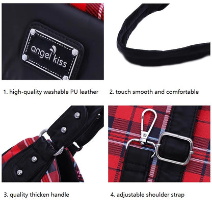Women Handhag Designers Luxury Hand bags Fashion Women Plaid Shoulder Bags Female Top-handle Bags Large Purse Hobos