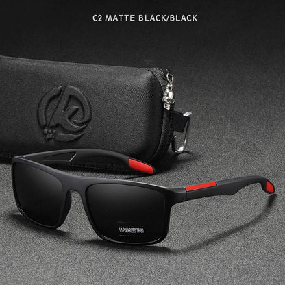 Rectangular Ultra Light Sports Sunglasses Men Polarized TAC 1.1mm Thickness Lens Driving Sun Glasses Women Cat.3