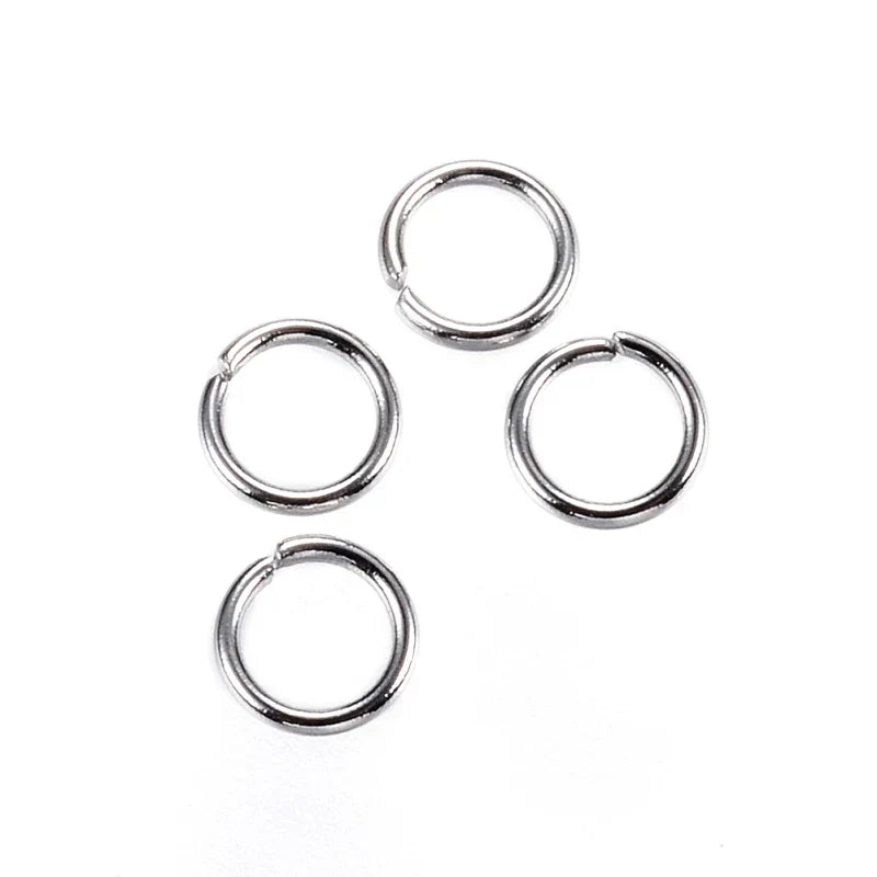 304 Stainless Steel Jump Rings Close Unsoldered Jump Rings for Jewelry Accessories Lovers 4mm 5mm 6mm 7mm 8mm 9mm 10mm