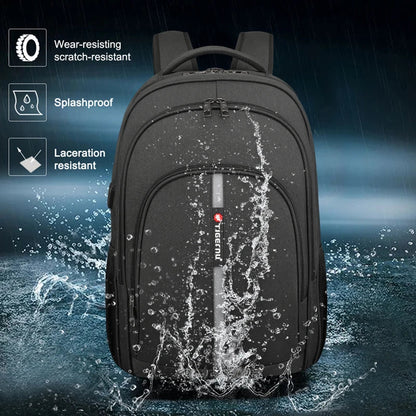 Large Capacity Backpack 15.6inch Laptop Backpack Anti Theft Men Backpack College Schoolbag Travel Backpack Bag For Men