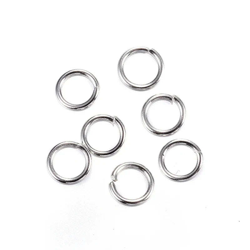 304 Stainless Steel Jump Rings Close Unsoldered Jump Rings for Jewelry Accessories Lovers 4mm 5mm 6mm 7mm 8mm 9mm 10mm