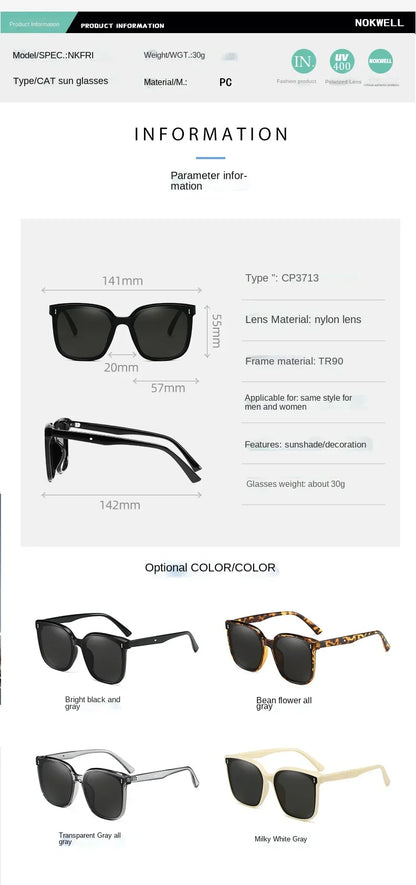 Vintage Square Sunglasses Women Oversized Sunglass Men Retro Black Sun Glasses Shades Goggle UV400  Oculos De Sol