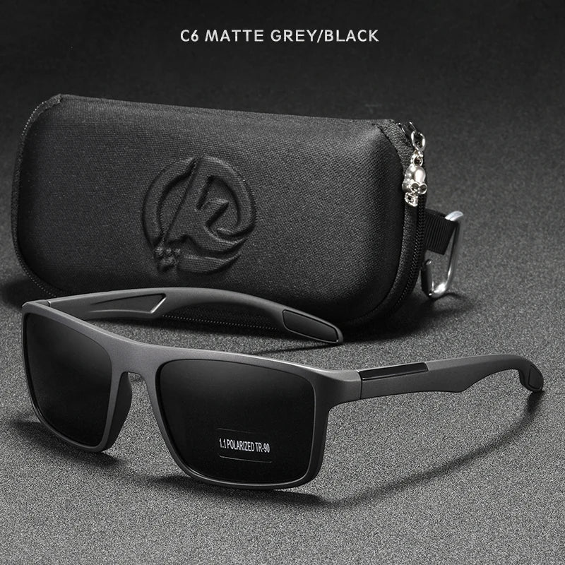 Rectangular Ultra Light Sports Sunglasses Men Polarized TAC 1.1mm Thickness Lens Driving Sun Glasses Women Cat.3