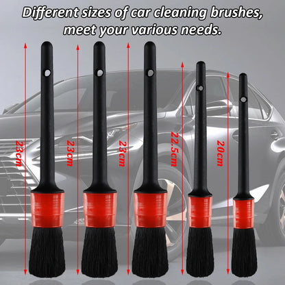 Escova de Detalhes para Lavadora de Alta Pressão Tornado, Pistola de Limpeza Profunda para Interior de Carro com Escova, Acionada a Ar, Conector Europeu