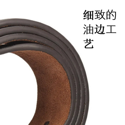New Men's Leather Belts Classic Business Buckle Leather Belts Leather Belts Luxury Belt Designers