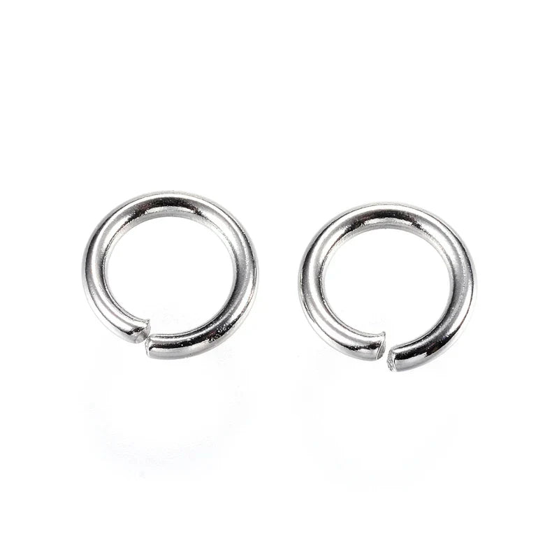 304 Stainless Steel Jump Rings Close Unsoldered Jump Rings for Jewelry Accessories Lovers 4mm 5mm 6mm 7mm 8mm 9mm 10mm