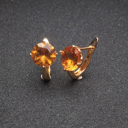 Simply Zultanite Earring 925 Silver Sterling Stone Color Change Rose Gold Plated Jewelry For Women Wedding Party Gift
