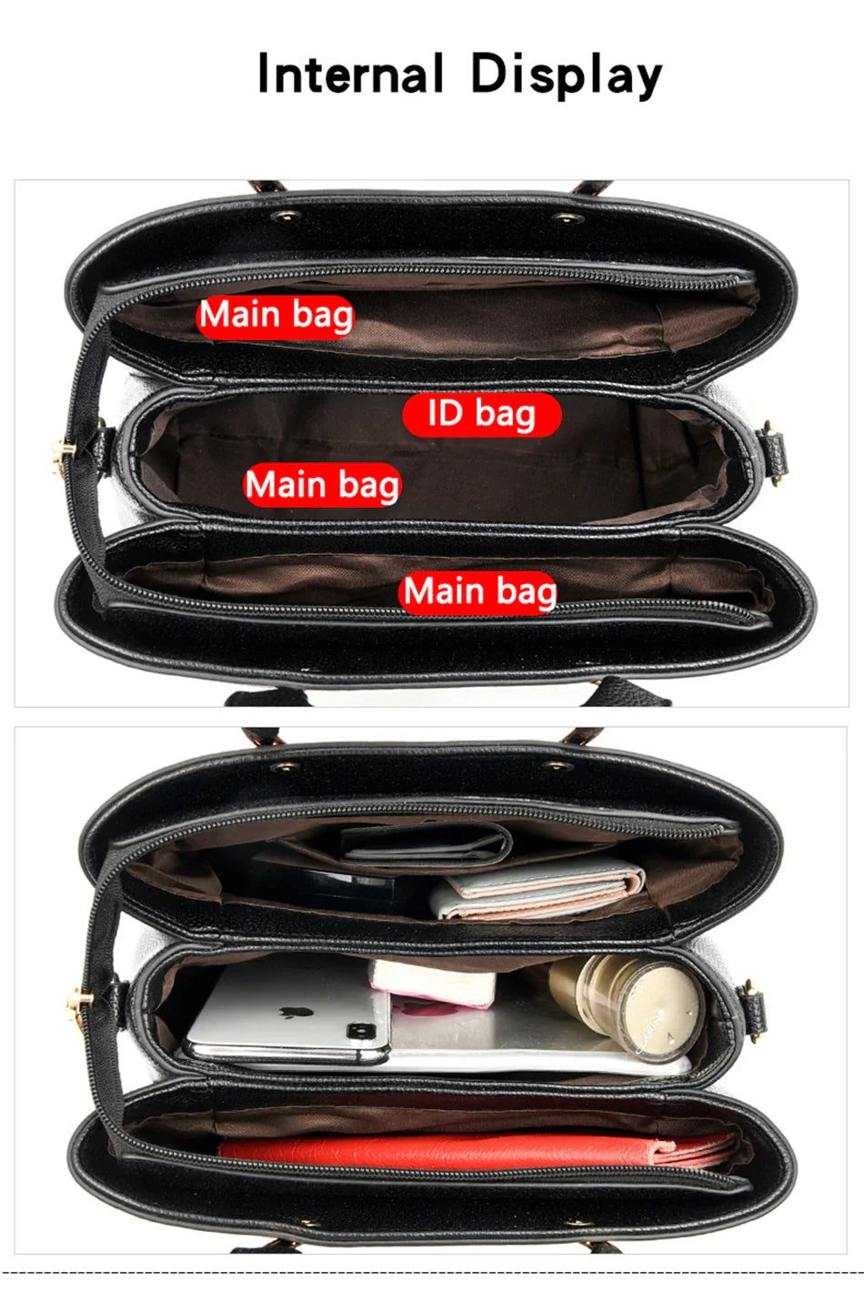 High Quality Leather Casual Tote Luxury Handbags Women Bags Designer Shoulder Crossbody Bags for Women 2024