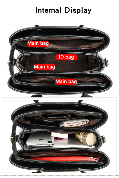 High Quality Leather Casual Tote Luxury Handbags Women Bags Designer Shoulder Crossbody Bags for Women 2024
