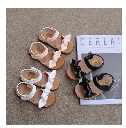 Girls Sandals Fashion Princess Classic Baby Girl Kids Summer Sandals Children Sweet Summer Shoes Soft 21-30 Hot Sale Bow-knot