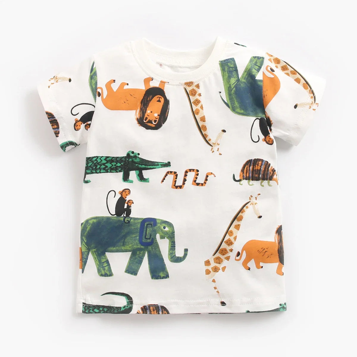 Infants Boys Clothing Sets Cotton Short Sleeve Baby Tops + Shorts 2Pcs Newborn Cartoon Clothes