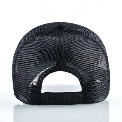 Baseball Caps Men Women Snapback Hip Hop Cap With Fashion Animals Embroidery Summer Breathable Mesh Trucker Caps Streetwear Bone