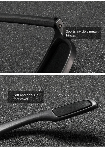 Ultra Light Rectangular Photochromic Sunglasses Men Polarized TAC 1.1mm Thickness Lens UV400 Sun Glasses Women Cat.3 CE