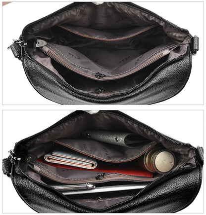 Soft Leather Crossbody Bags for Women 2024 Luxury Handbags Women Bags Designer Female Casual Hand Shoulder Bag bolsos de mujer