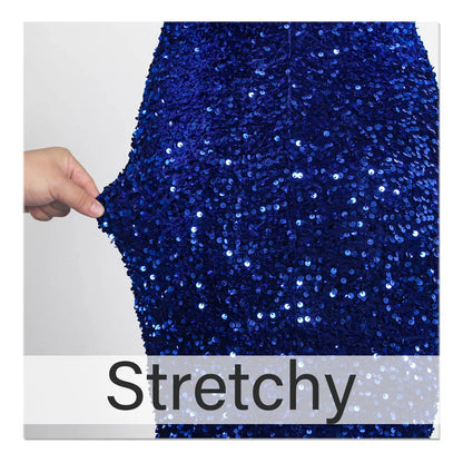 Luxury Sequin Strapless Evening Party Dresses Stretch Velvet Sexy Slit Leg Padded Long Cocktail Prom Dress Wedding Gown