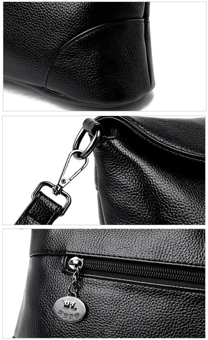Soft Leather Crossbody Bags for Women 2024 Luxury Handbags Women Bags Designer Female Casual Hand Shoulder Bag bolsos de mujer