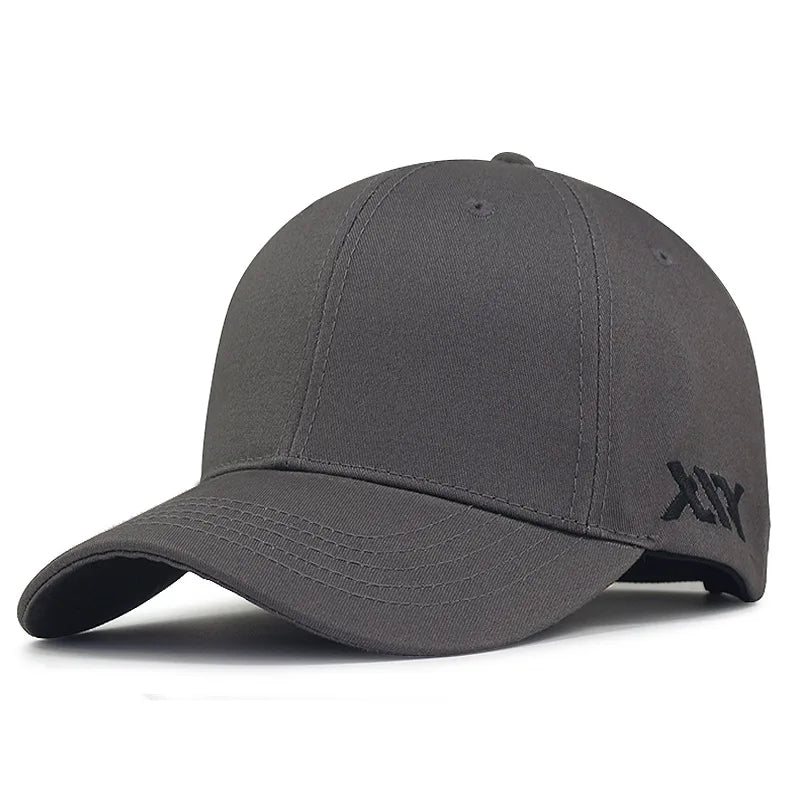 Oversize Baseball Caps Lady Hard Cotton Sun Cap Dad Casual Curved Peak Sport Hat Big Bone Men Large Snapback Cap 56-58cm 60-68cm