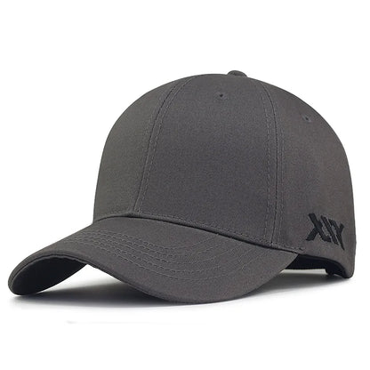 Oversize Baseball Caps Lady Hard Cotton Sun Cap Dad Casual Curved Peak Sport Hat Big Bone Men Large Snapback Cap 56-58cm 60-68cm