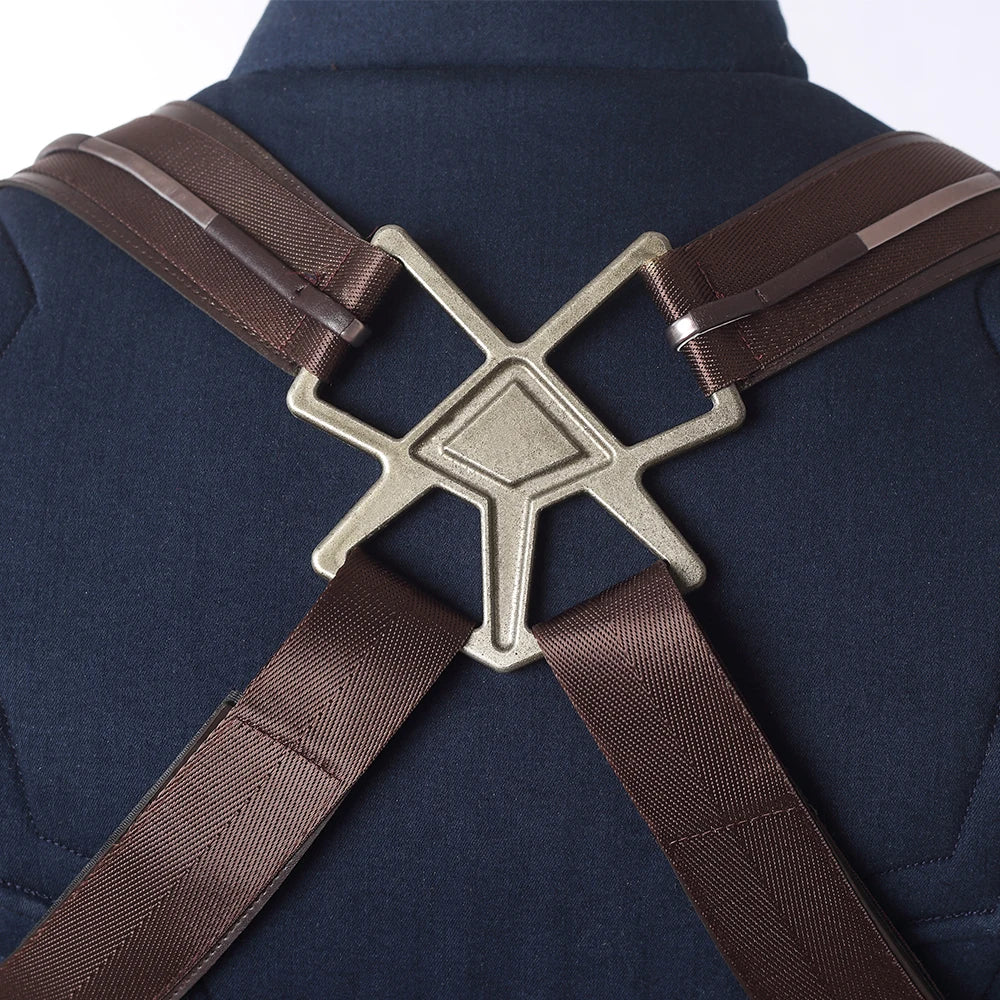 Movie Infinity War Superhero Captain Steve Rogers Cosplay Costume Men Outfit for Adult Men Halloween Uniforms Free Custom Made