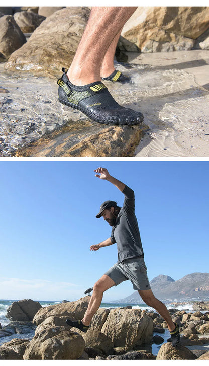 Wading Shoes Quick-Dry Water Shoes Breathable Aqua Upstream Shoes Antiskid Outdoor Sports Shoes Beach Pool Sneakers