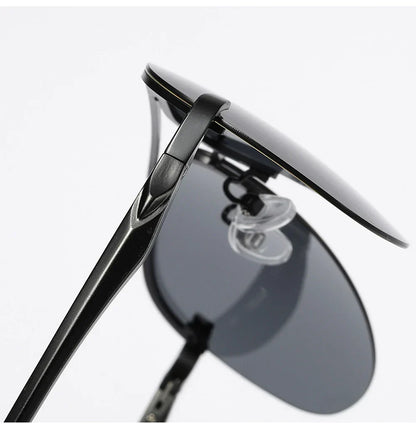 New Polarized Men Sunglasses Classic Driving Sun Glasses Metal Frame Mirror Lens Sunglasses Men/Women