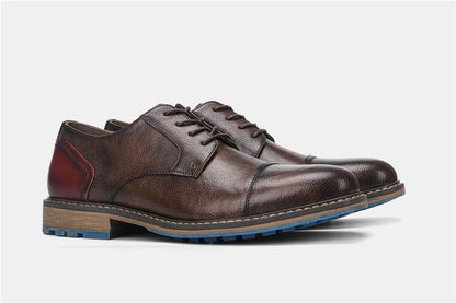 Retro Men Derby Shoes Men Casual shoes Fashion Men Leather Shoes