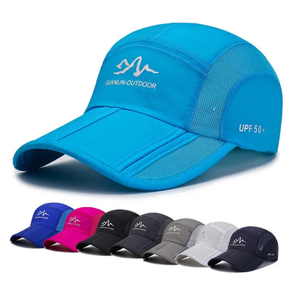 Summer Quick Drying Ultra-Thin Breathable Baseball Cap Men Women Snapback