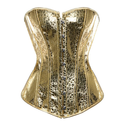 Faux Leather Corset Sexy Clubwear Bustier Hot Lingerie  Zipper Costume Lace up  Waist Cincher Top Plus Size