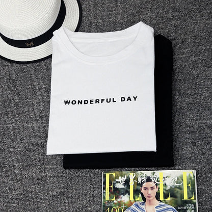 T shirts Summer Women Loose Slit Femme Tops  Tshirt Short sleeve Ladies t-shirt