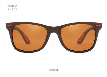 Polarized Sunglasses Men Women Classic Square Plastic Driving Sun Glasses Male Fashion Black Travelling Shades UV400