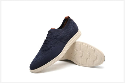 Male Sneakers Summer Knitted Mesh Casual Shoes Lightweight Casual Shoes Breathable Walking Footwear Shoes For Men