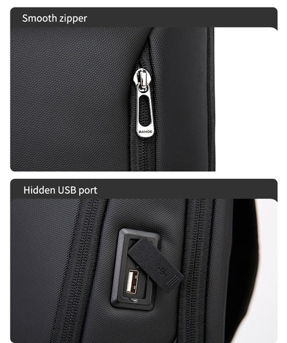 Business Backpacks Laptop 15.6 inch Multifunctional WaterProof Big Capacity Daily Work Male Backpack School Bag Mochila