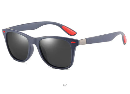 Polarized Sunglasses Men Women Classic Square Plastic Driving Sun Glasses Male Fashion Black Travelling Shades UV400