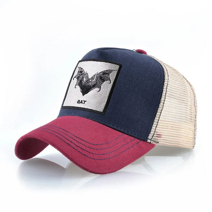 Baseball Cap With Bat Embroidery Four Seasons Snapback Trucker Caps Men Women Fashion Hip Hop Baseball Hat Outdoor Visor Caps