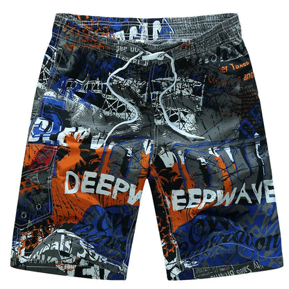 Men's Surf Board Shorts Surfing Beach Trunks Swimming Wear Bermudas Masculina Swimwear Plus Size 4XL 5XL 6XL
