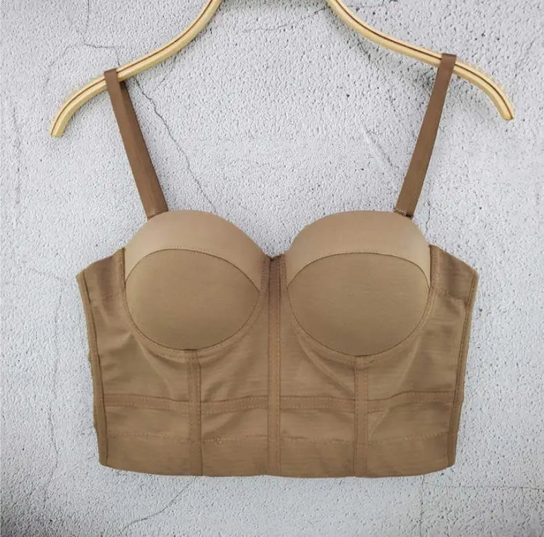 S M L XL 2XL 3XL Fashion Mesh Push Up Bralet Women's Corset Bustier Bra Night Club Party Sexy Cropped Top Vest fashion AW514