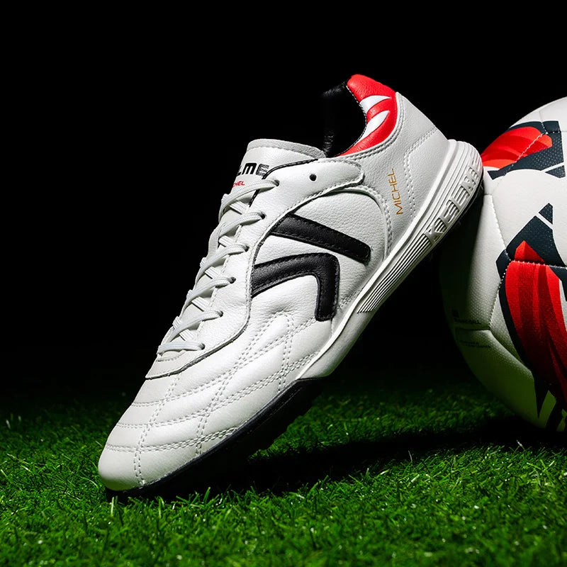 Soccer Shoes TF Football Boots Calf-Skin Cleats  Professional Futsal Original Football Training  Sneakers  ZX80011017