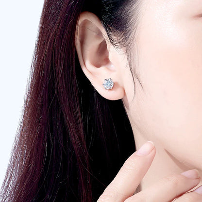 10K Gold Post 5/2/1.2ct Pear Cut Moissanite Stud Earrings Anti-allergy Eearrings For Women Jewelry Wholesale