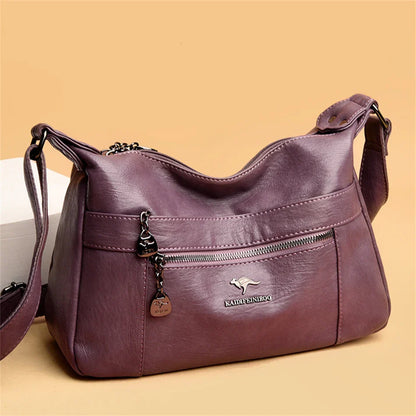 New Genuine Brand Leather Sac Luxury Handbags Purses Women Bags Designer Shoulder Crossbody Messenger Bags 2024 Female Hand Bag