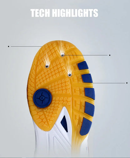 Men Professional Table Tennis Shoes Couple Badminton Shoes Competition Tennis Training Sneakers Men's Sports Shoes