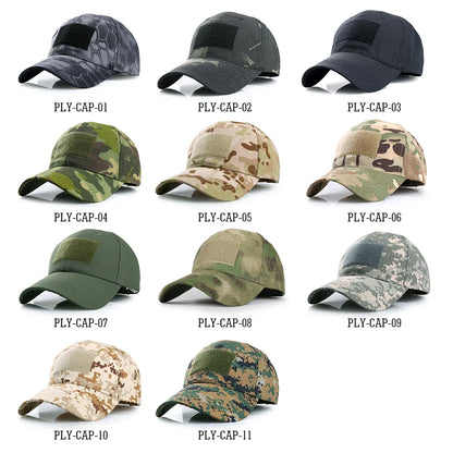 Outdoor Camouflage Adjustable Cap Mesh Tactical Skull Cap Army Airsoft Fishing